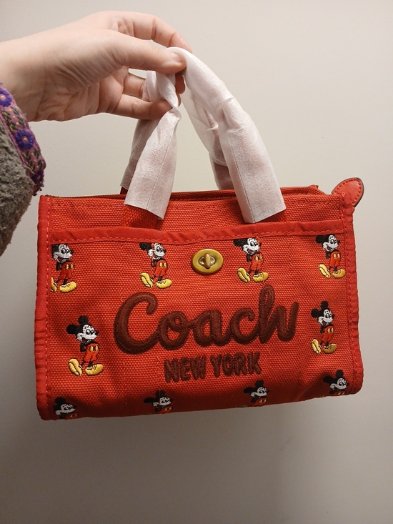 Coach Handbags - NWOT Disney X Coach Cargo Tote Bag 26 With Mickey Mouse CAE70